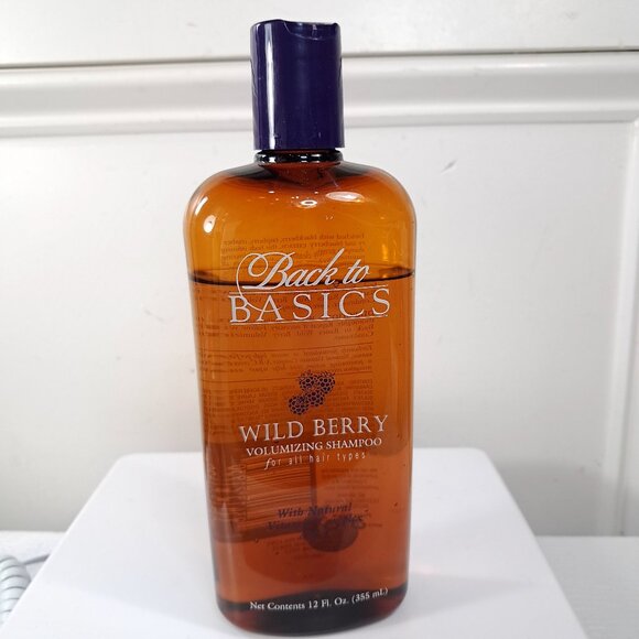 Vintage Back to Basics WILD BERRY VOLUMIZING SHAMPOO 1996 hair care